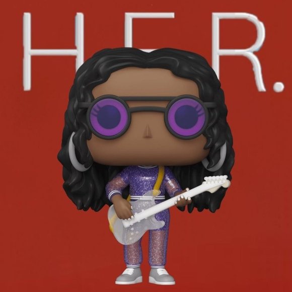 Funko POP! Rocks H.E.R. with Guitar Music Figure #295! - Picture 1 of 7